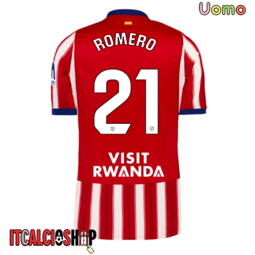 Atletico Madrid Cristian Romero #21 Prima Maglia 2026-27 Manica Corta